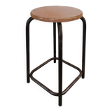 Industrial metal wood stool