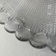 Vintage prismatic glass pendant lamp