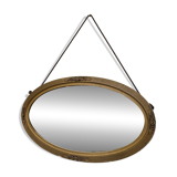 Art Deco Oval Mirror