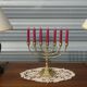 Golden brass chandelier from Israel