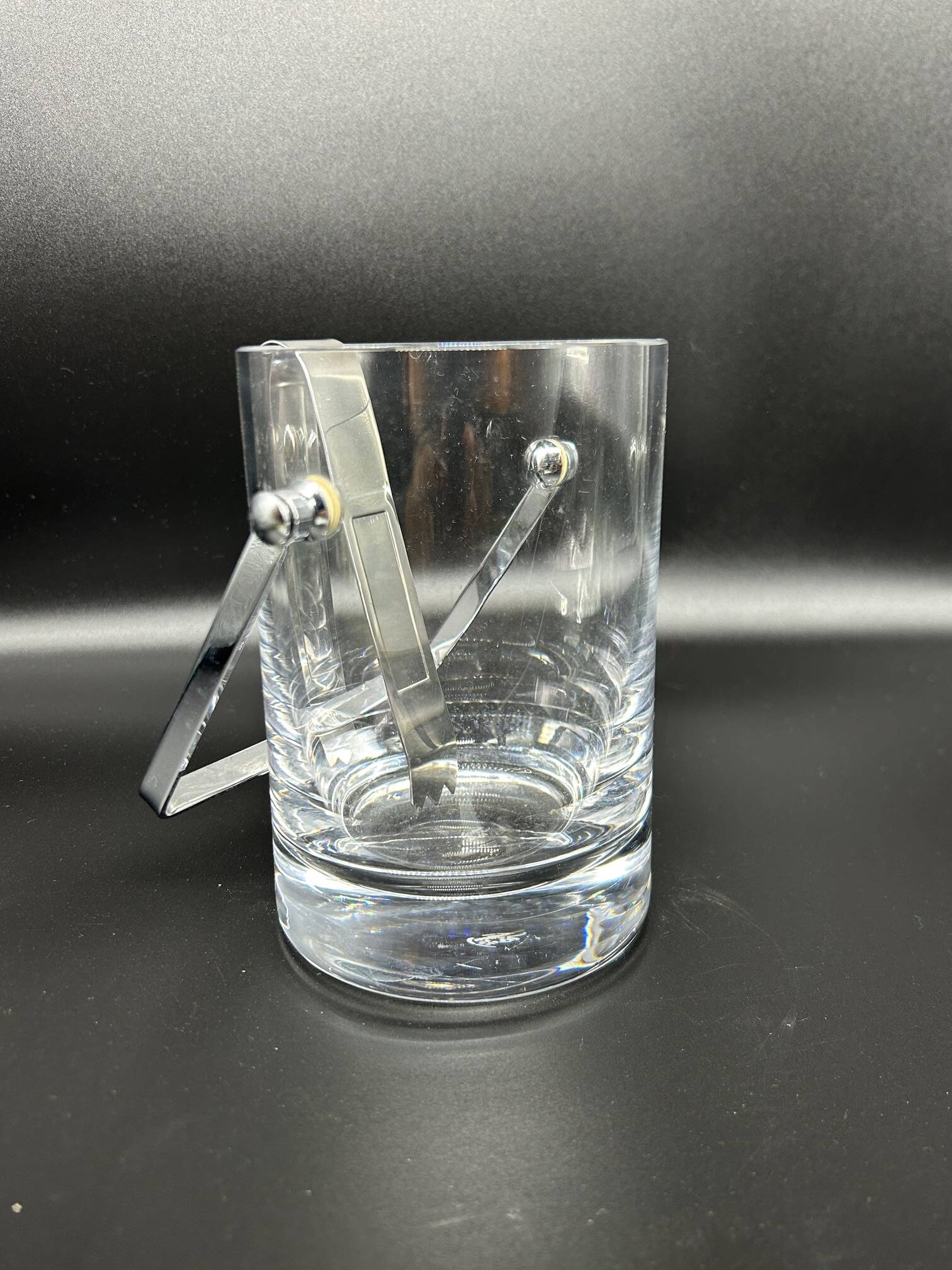 crystal ice bucket 1970