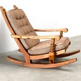 Vintage brutalist rocking chair