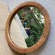 Rattan mirror 32cm
