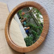 Miroir en rotin 32cm