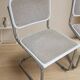 Set of 4 Marcel Breuer tubular chairs, mid-century modern Bauhaus chrome cantilever dining chairs, 20th century