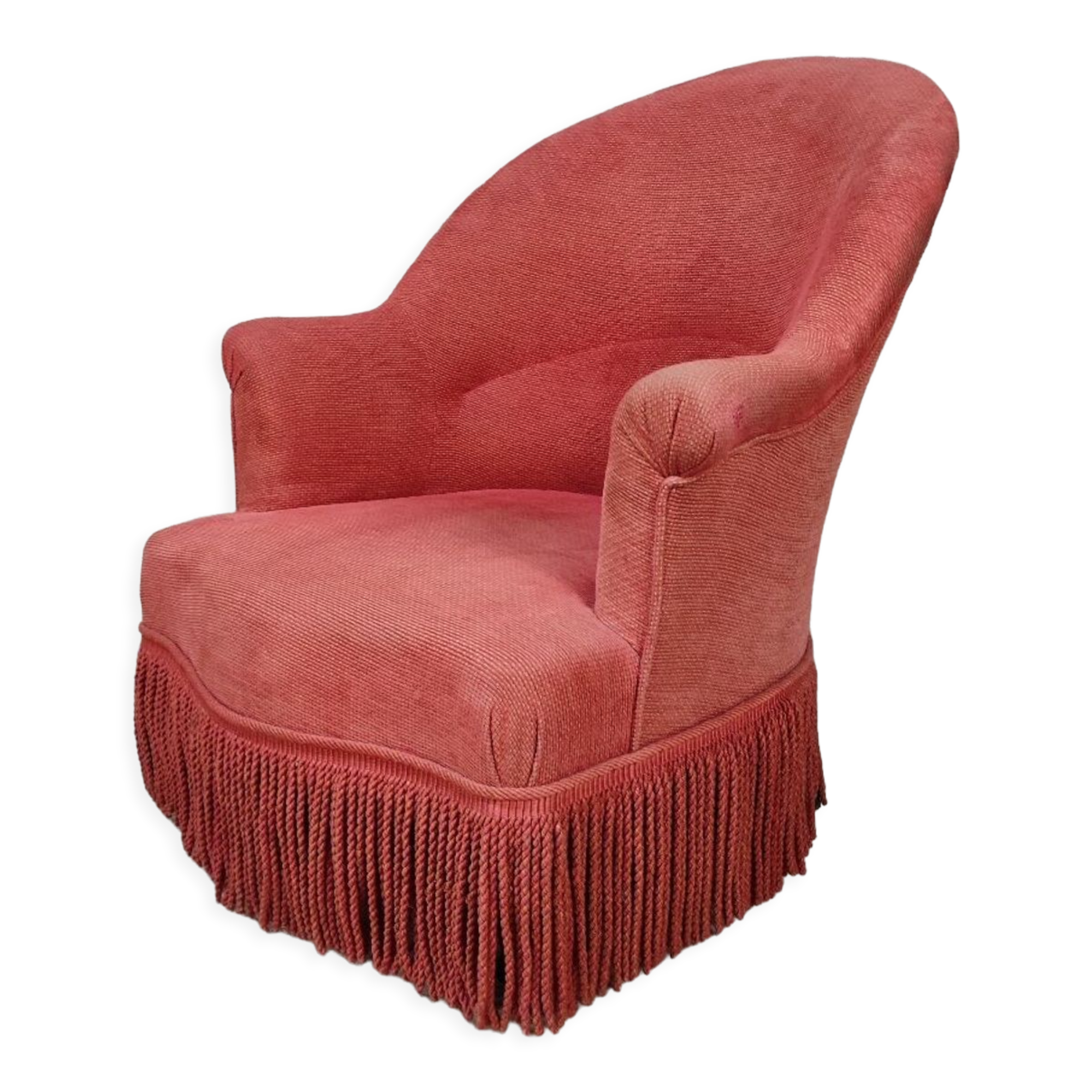 Pink toad armchair