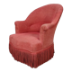 Pink toad armchair