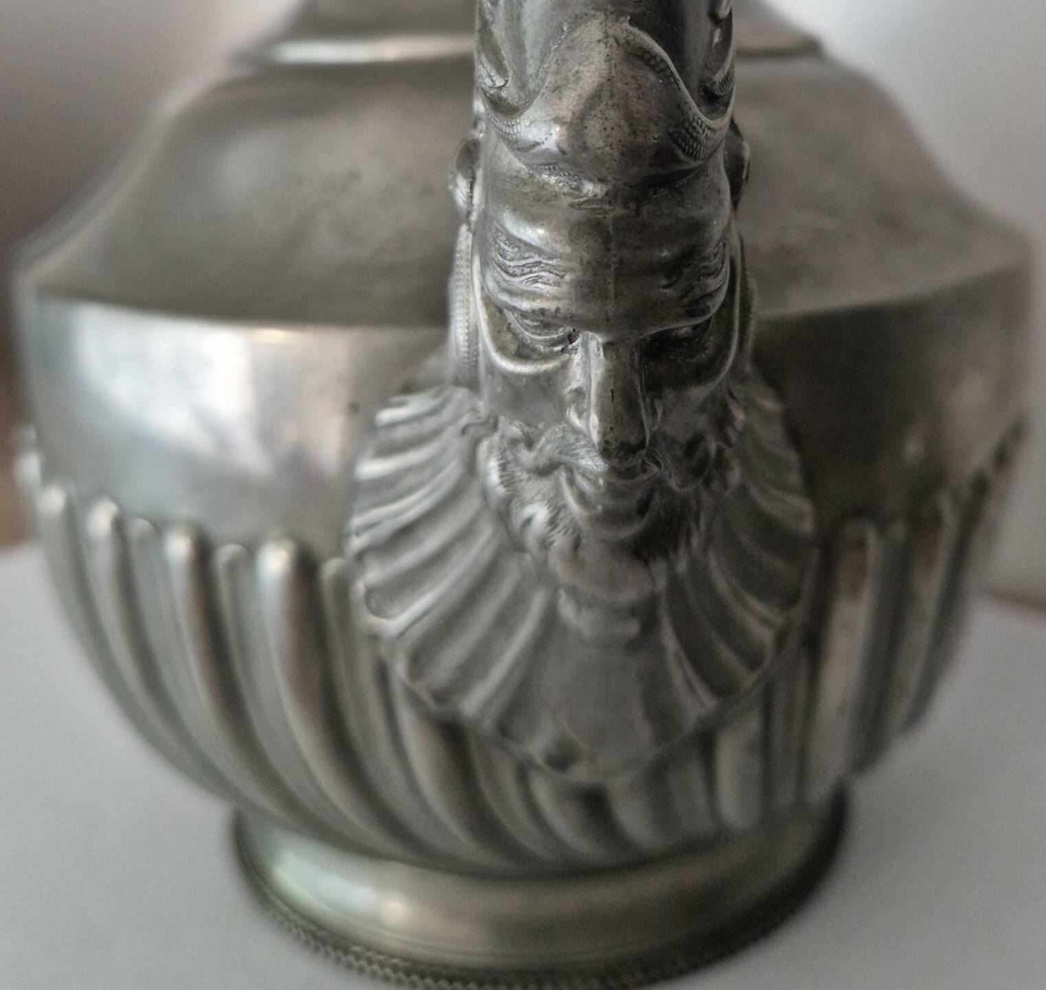 I026 Antique Sheffield jug – vintage English style – chic decor