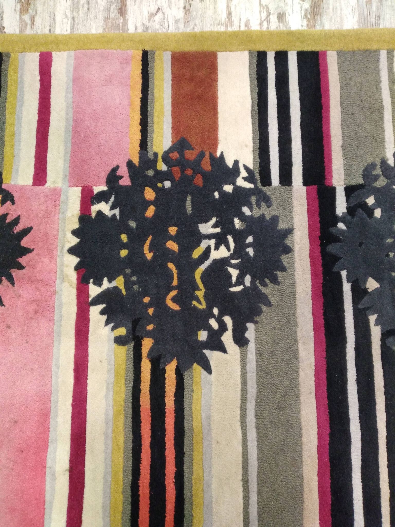 Tapis kenzo "pigalle rouge" vintage