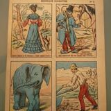 Lot de 10 planches d'imageries d'Epinal