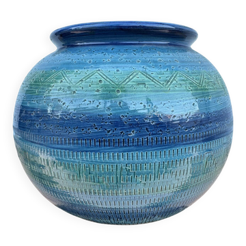 Ceramic cache pot Bitossi Aldo Londi 1960s