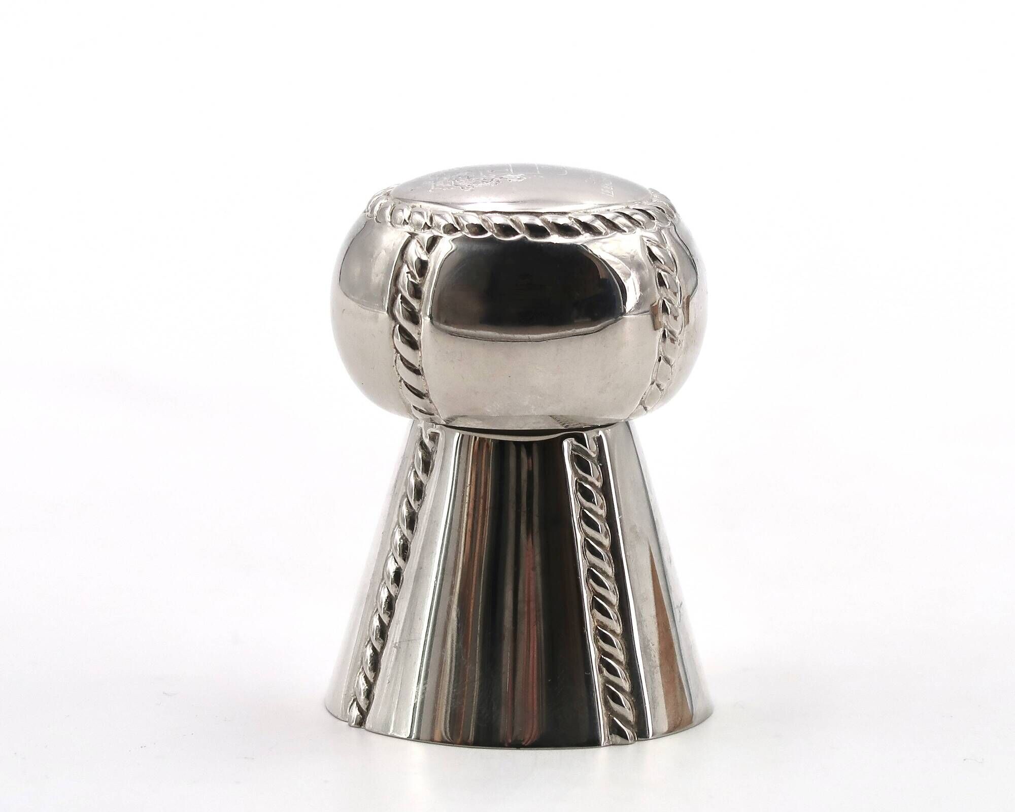 Reusable champagne bottle stopper Lebrun de Neuville in metal