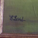 Painting by E. Leval