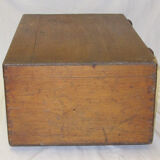 Old wooden suitcase