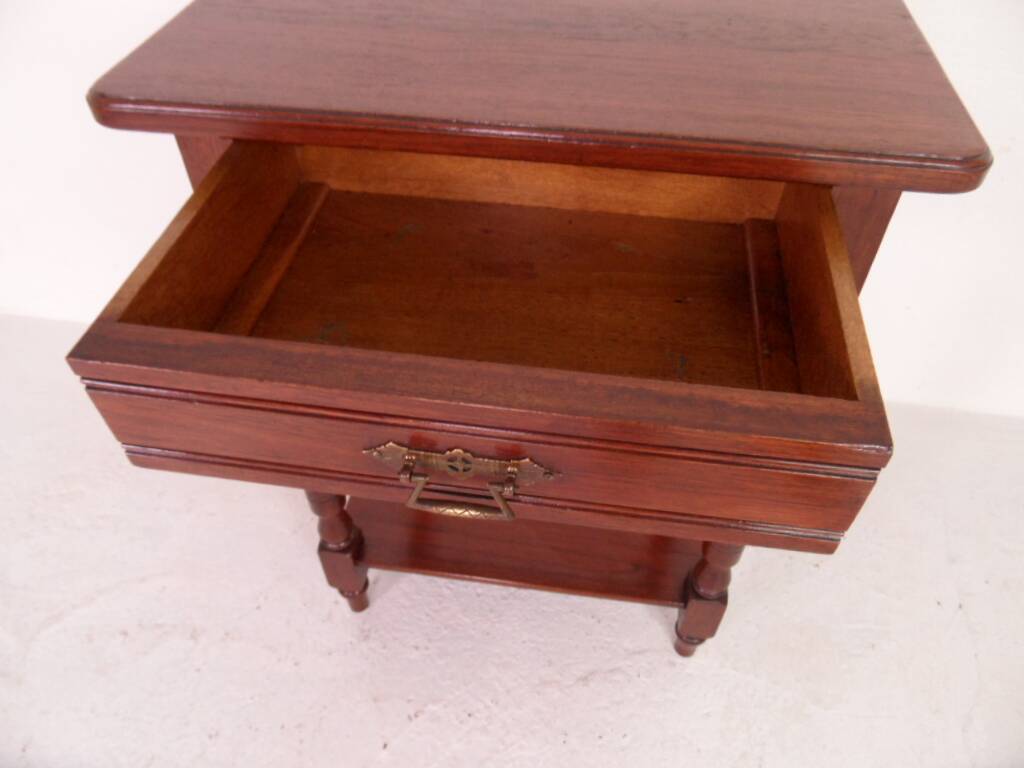 Art Nouveau mahogany sidetable