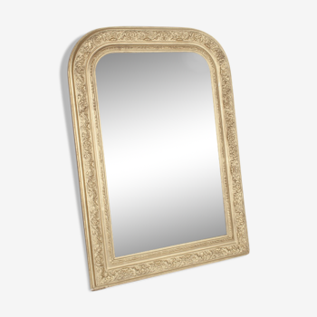 Miroir ancien de style Louis Philippe 74,5 x 53,8cm