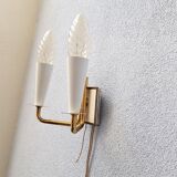 Lot of two vintage 70s wall appliques