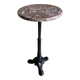 Mini bistro style pedestal table