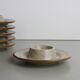 Set de 6 coquetiers en grès moucheté
