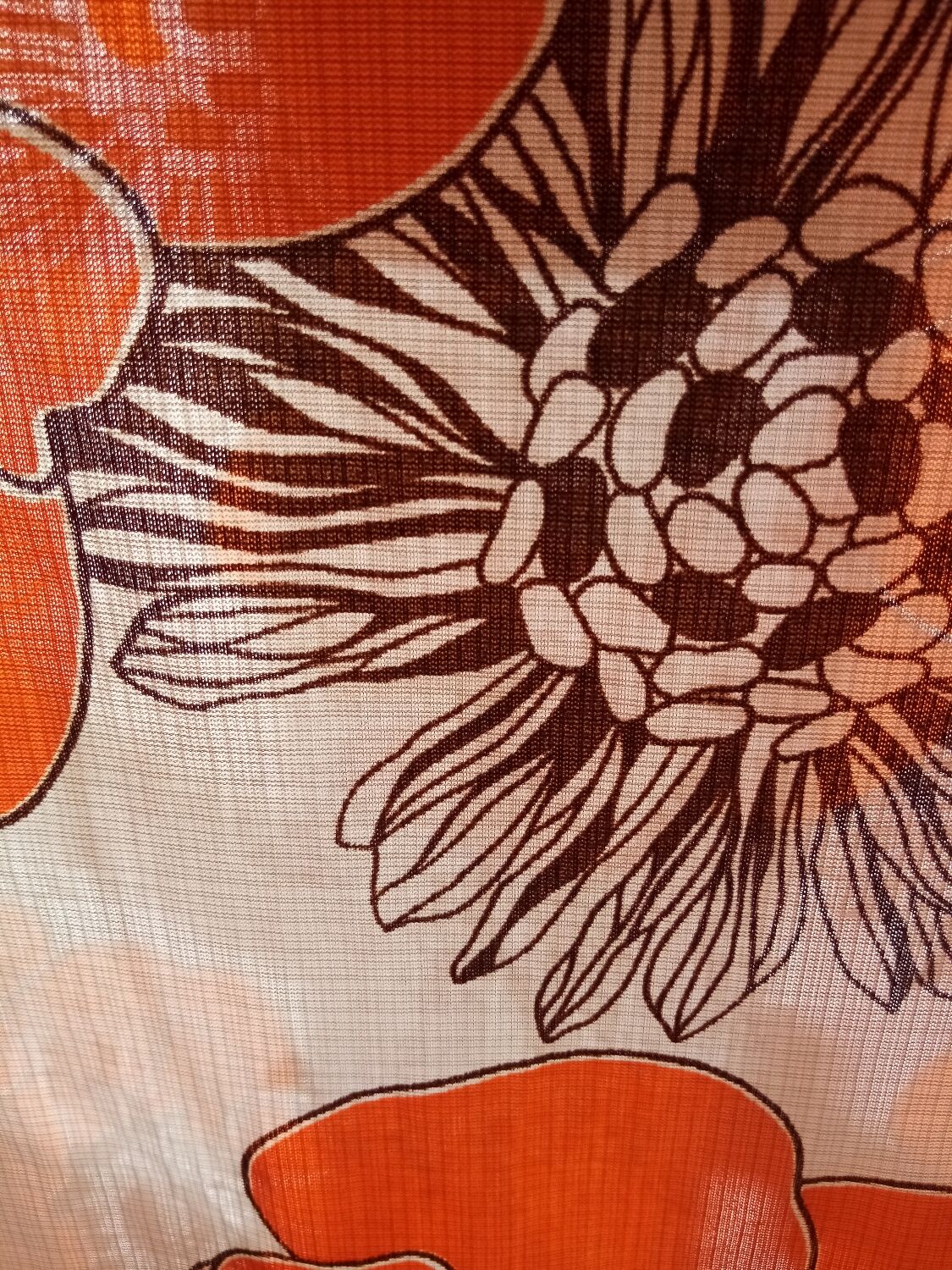 Vintage round tablecloth