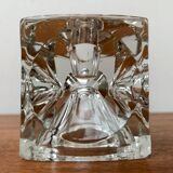 German glass cube ice candle holder by Peill & Putzler, 1970s.