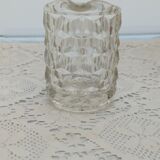 Miniature glass pitcher, geometric transparent