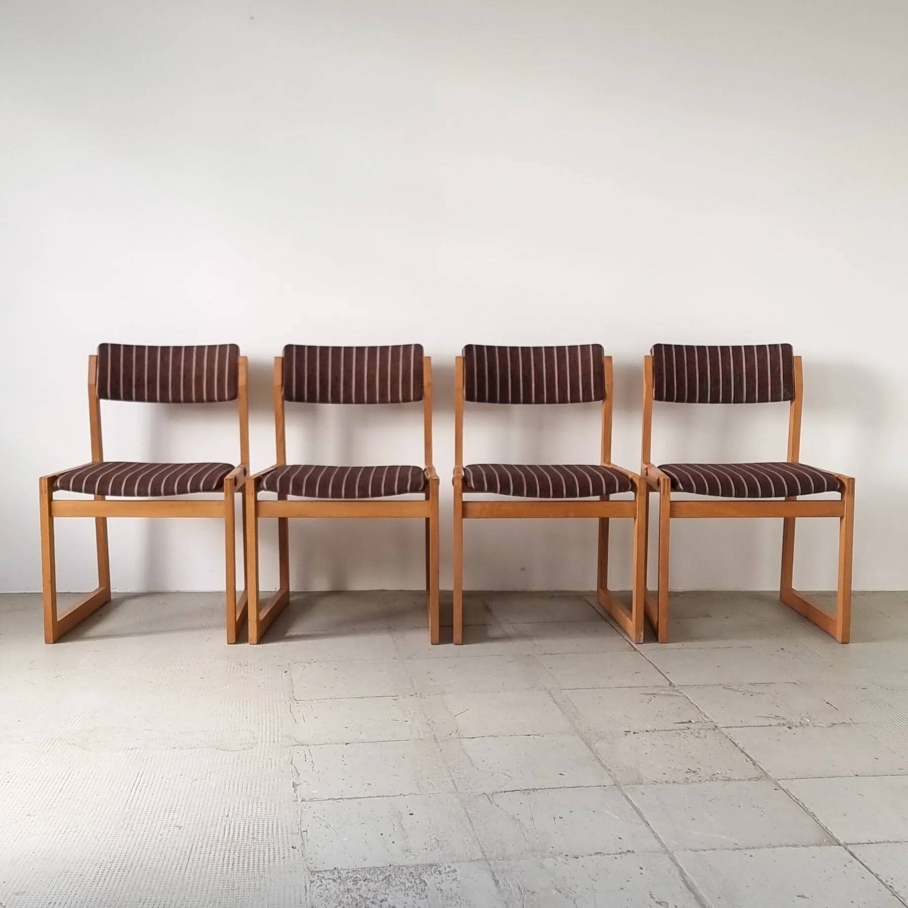 Danish dining chairs by Korup Stolefabrik - set of 4