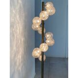 Contemporary Spheres With Gold Murano Glass Burnished Floor Lamp