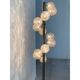 Contemporary Spheres With Gold Murano Glass Burnished Floor Lamp