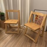 Aldo Jacober style folding chairs from the 60s
