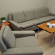 Grey sofa, Danish design, 1970s, production: Denmark