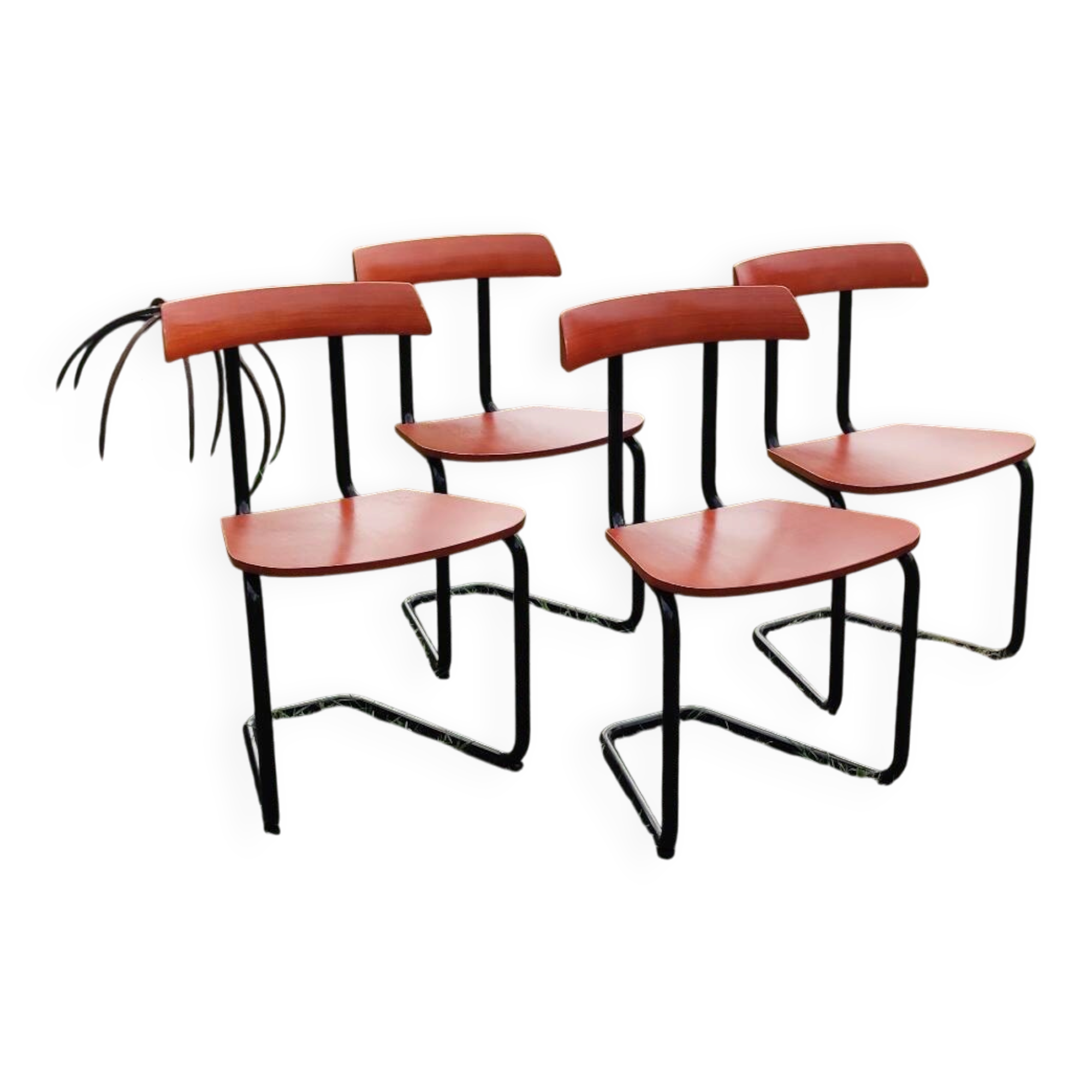 Set of four vintage chairs