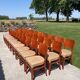 58 authentic bistro chairs Stella - Beech & Skaï model
