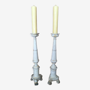 Ancient church candle holders