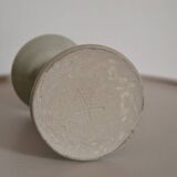 Minimalist cream ceramic candle holder