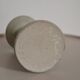 Minimalist cream ceramic candle holder