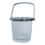 Vintage glass ice bucket
