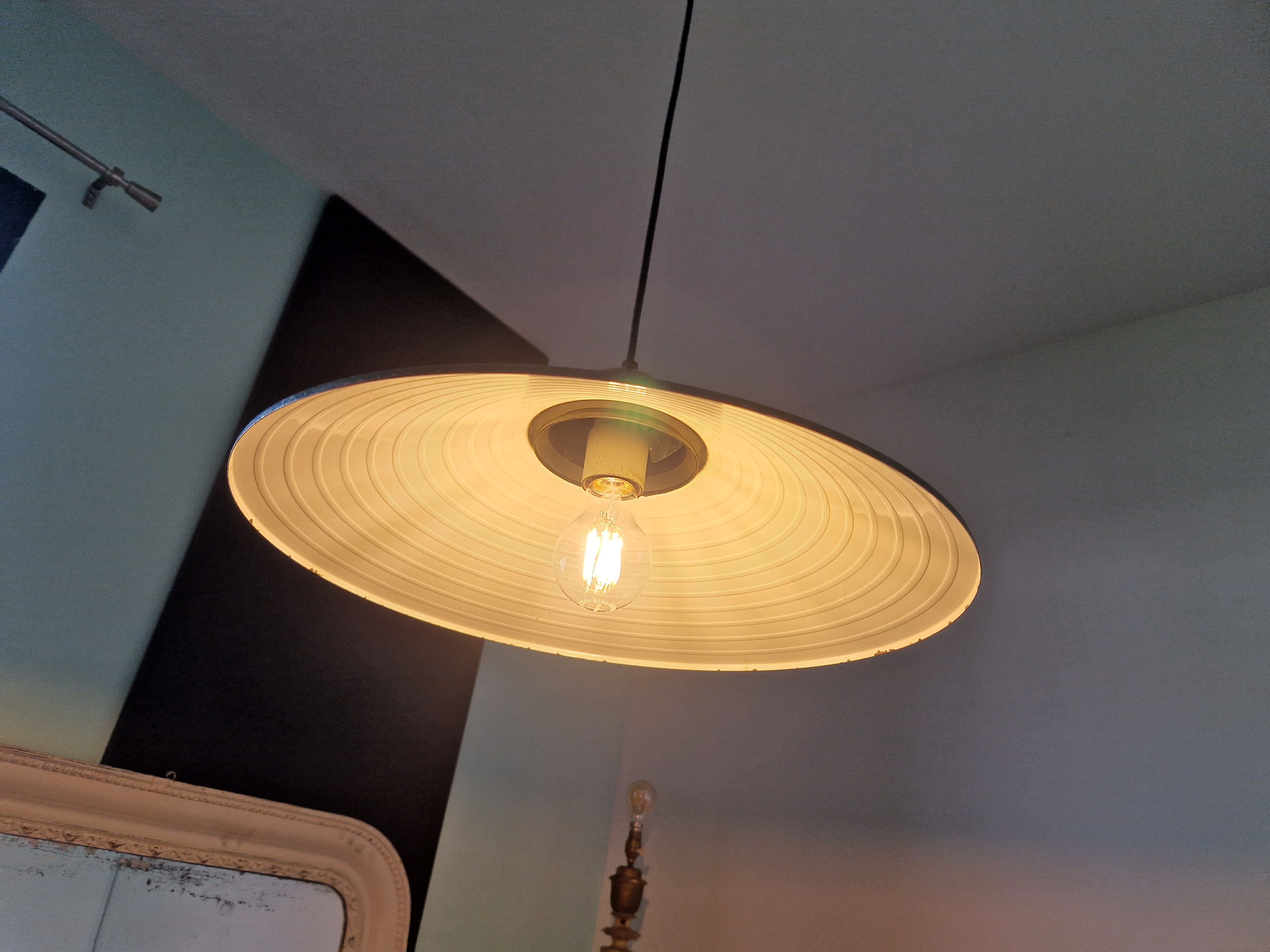 Suspension vintage verte