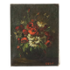 Nature morte aux fleurs, peinture à l'huile sur toile, signée