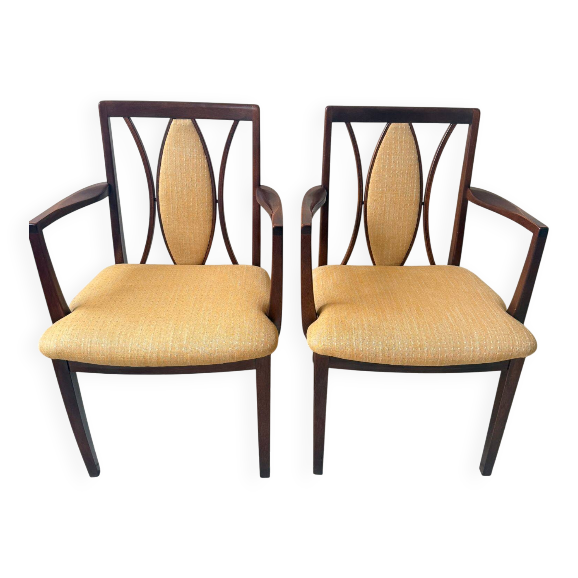 Pair of G-Plan armchairs