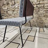 Banc vintage style knoll pied métal