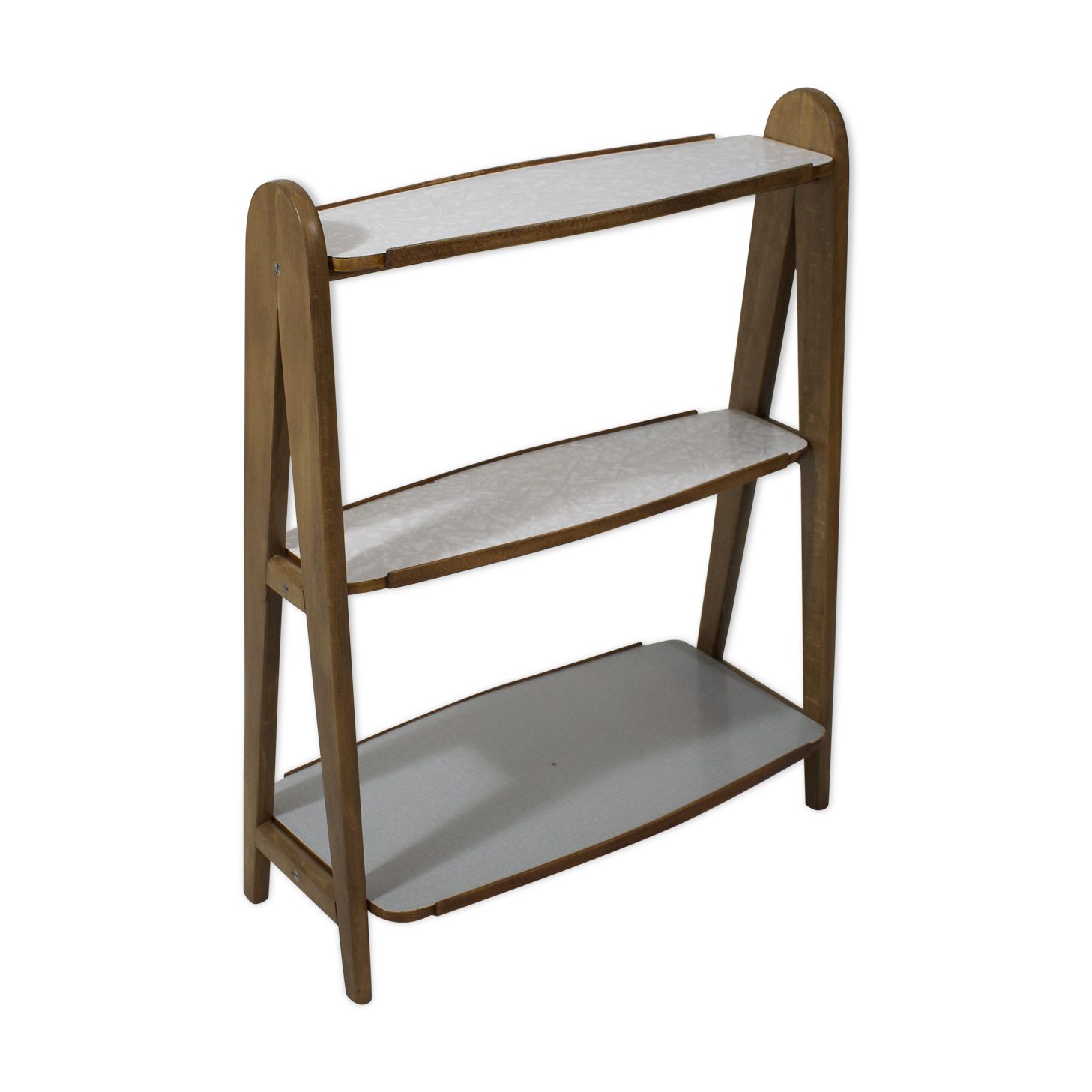 Vintage 1950s triple shelf sideboard