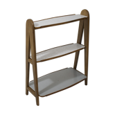 Meuble d'appoint étagère triple vintage 1950