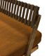 Mid-century daybed with removable backrest in oak 50's design