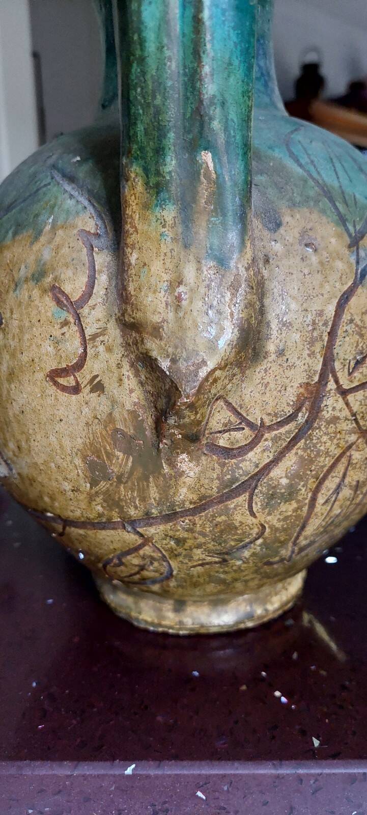 Brocca smaltata Seminara Calabria Paolo Condurso firmata