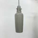 Mid-century grey glass pendant hanging lamp , 1960s Scandinavian