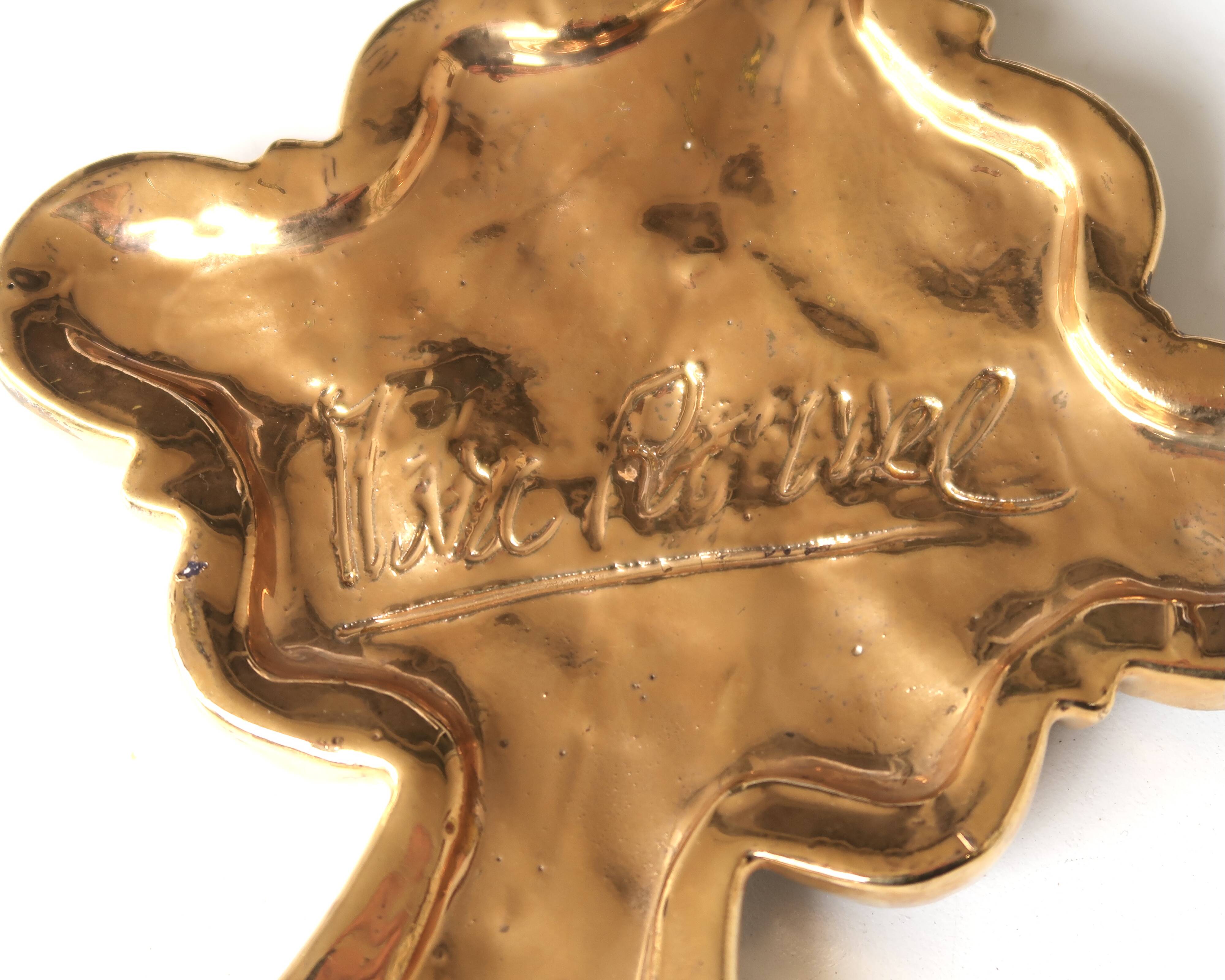 Ceramic wall cross by Marc Roussel, Vallauris