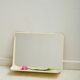 Plastic wall mirror with integrated shelf, 1970s