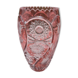 Bohemian crystal vase height 28.5 cm