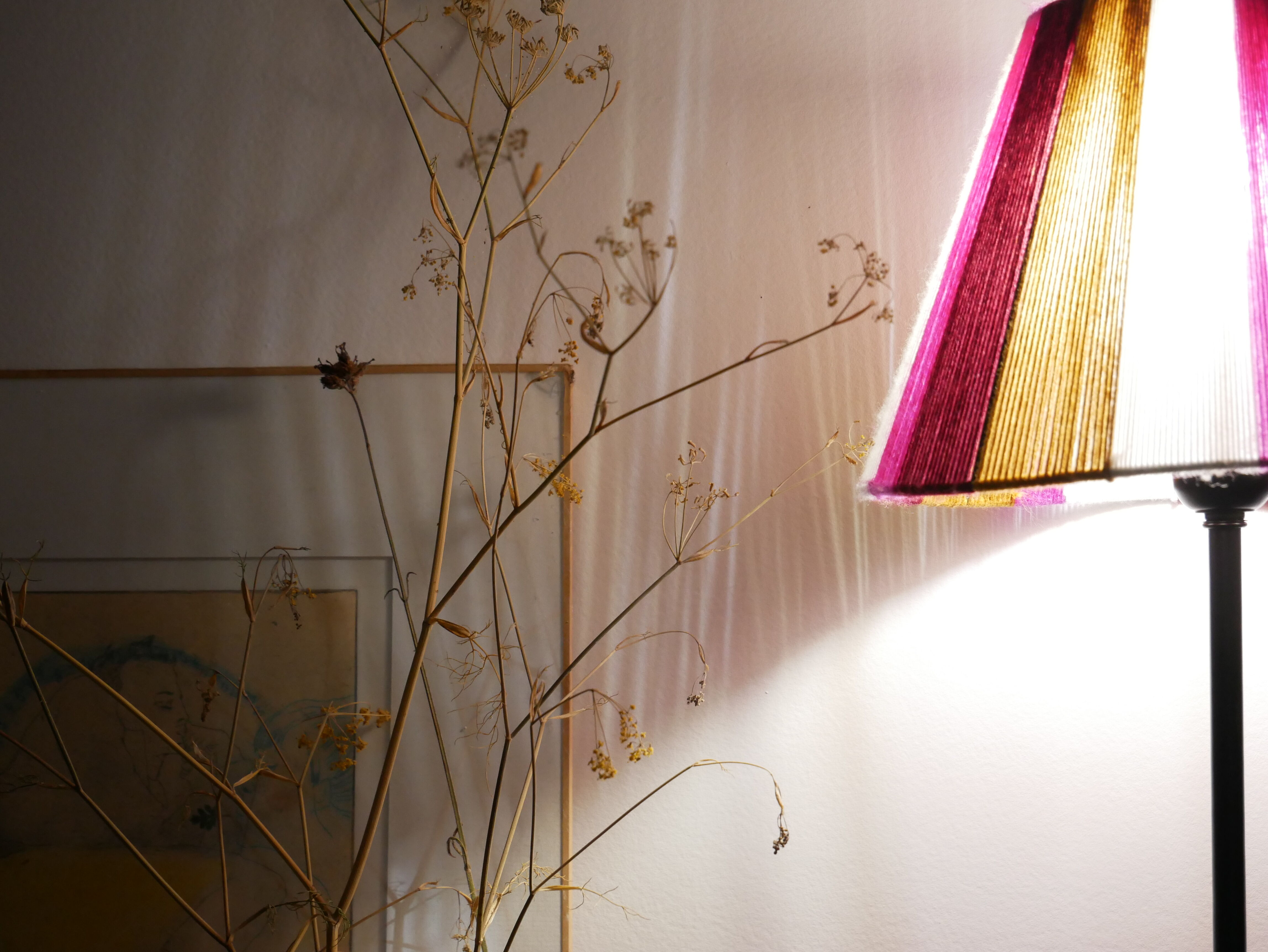 Lampshade model Irma - hand-woven lamps - Unique lampshade in woven yarn - woven suspension